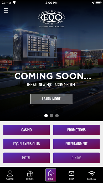 Emerald Queen Casino & Hotel Screenshot