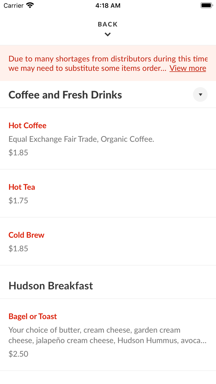 Hudson Street Deli To Go