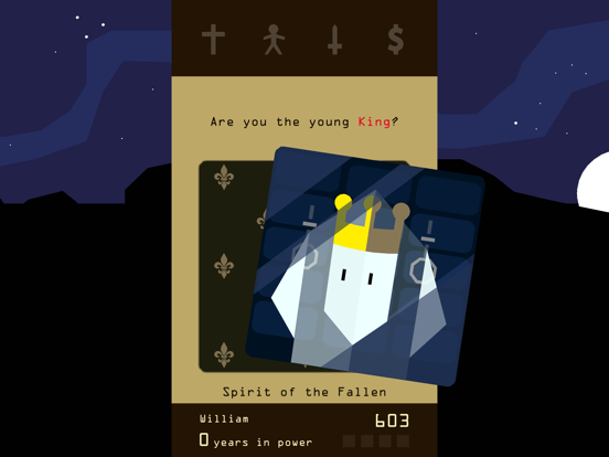 Reigns+ iPad app afbeelding 1