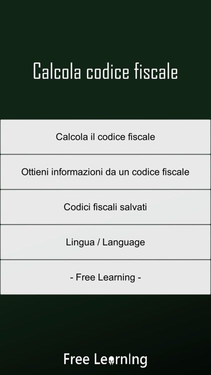 Calcola codice fiscale