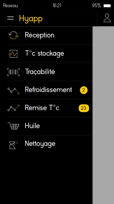 Hyapp STARTSécuritéAlimentaire Screenshot