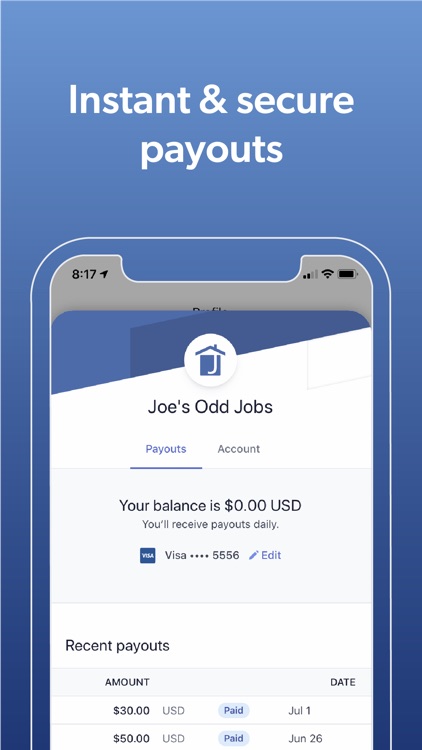 Joe's Odd Jobs - Worker App screenshot-4