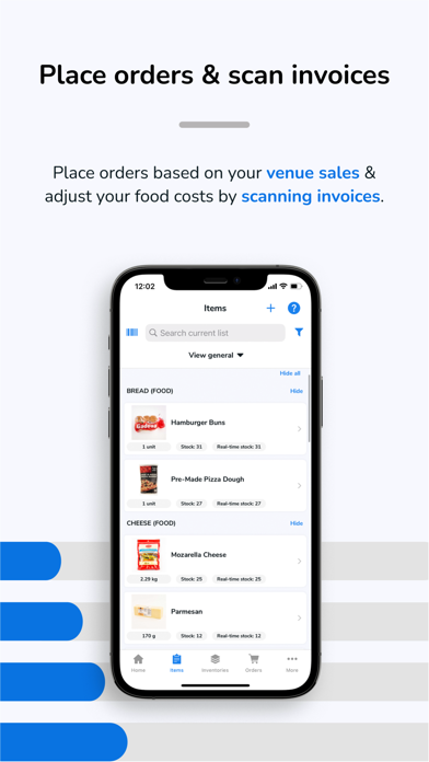 WISK: Food&Beverage Inventory Screenshot