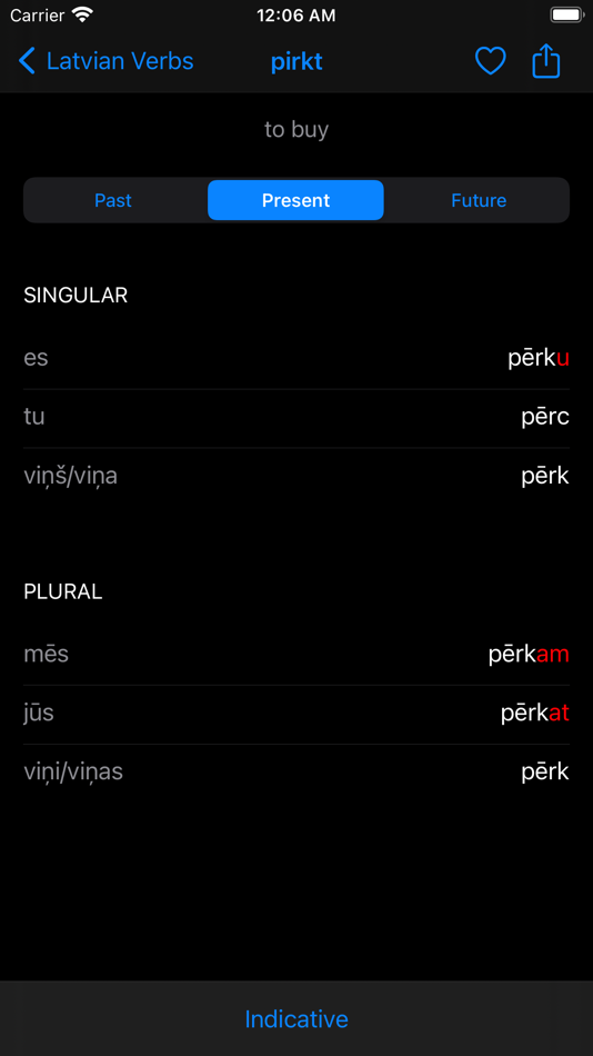 #6. Latvian Verbs (iOS) 由: DekSoft