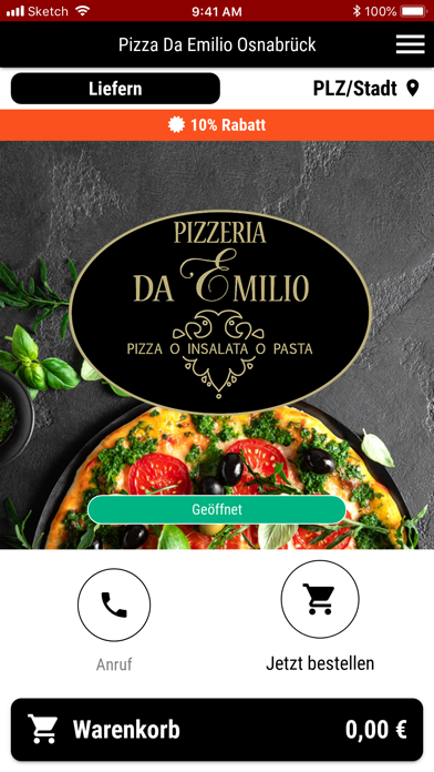 Screenshot #1 pour Pizza Da Emilio Osnabrück