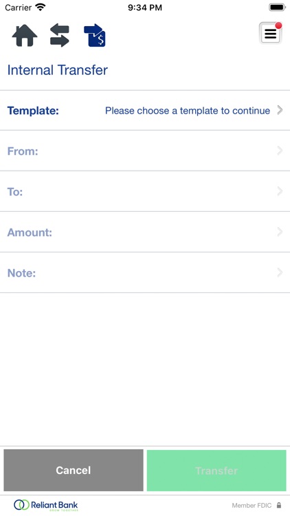 Reliant Bank Corporate Banking screenshot-5