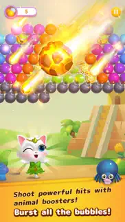 bubble shooter - cat island iphone screenshot 2