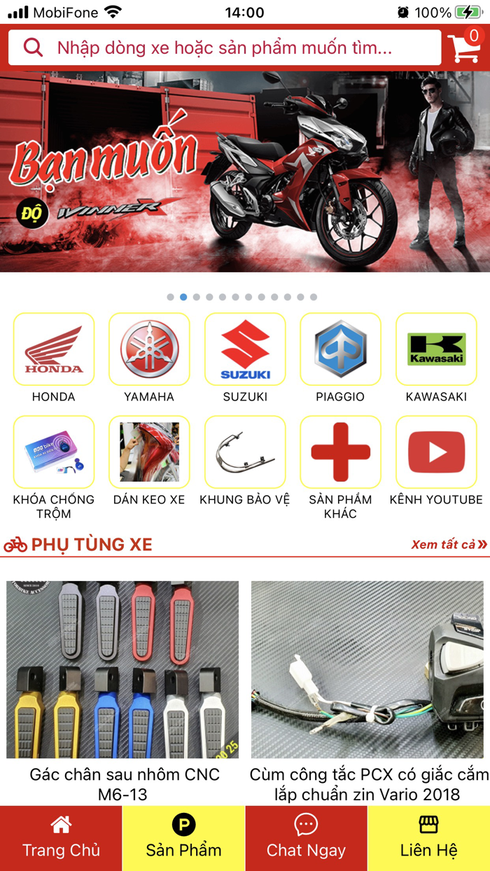 Trang trí xe máy Hoàng Trí