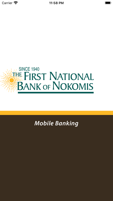 First National Bank of Nokomis Screenshot