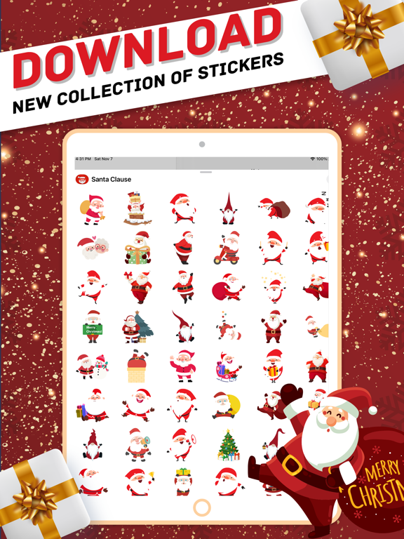 Screenshot #5 pour Santa Claus  Awesome Sticker