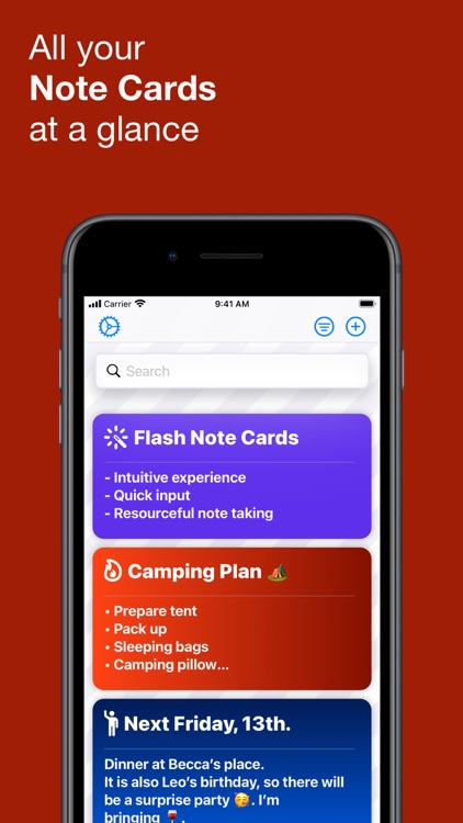Flash Note Cards