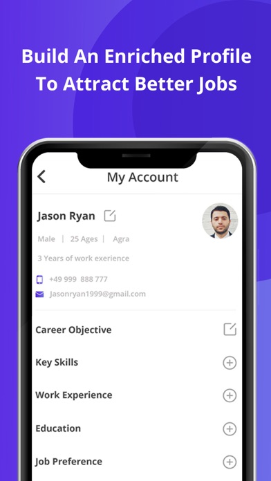 Screenshot #2 pour JOBSWIPER Job App - Job Market