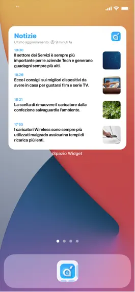 Game screenshot iSpazio Widget di Notizie hack