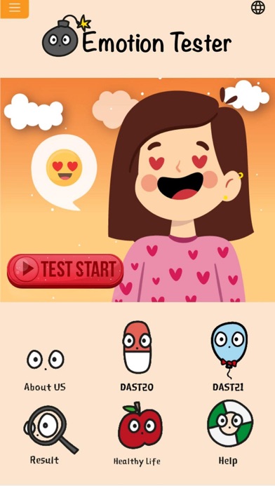 Emotion tester Screenshot