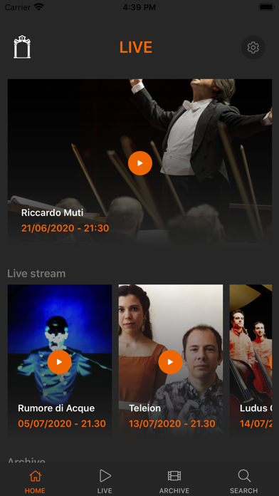Ravenna Festival Live Screenshot