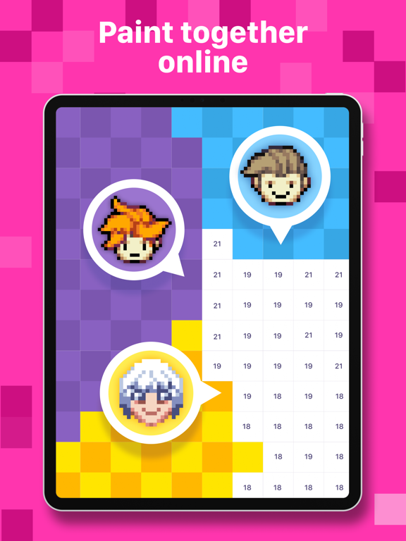 Color by number. Coloring Book iPad screenshot 2 - Graphics & Design app