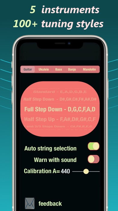Smiley Tuner - Accurate tuning Screenshot