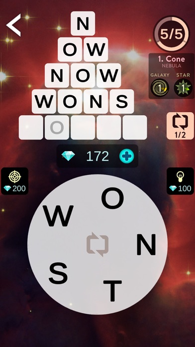 Word Pyramid Game Screenshot