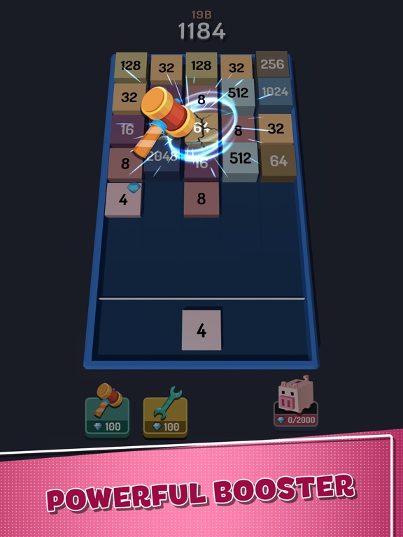 Screenshot #6 pour Merge Block 3D : Number Puzzle