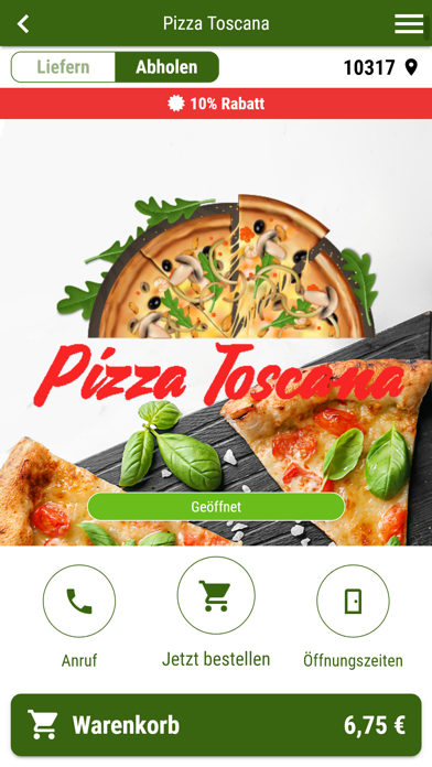 Pizza Toscana Screenshot