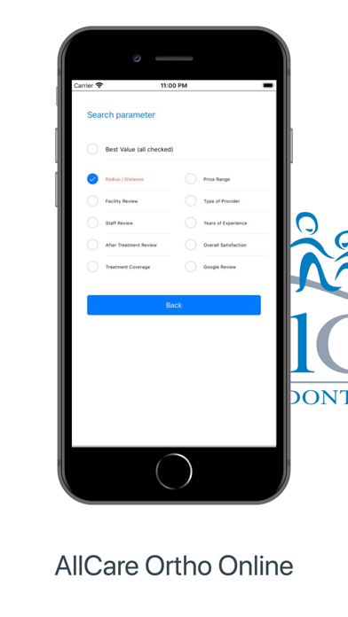 AllCare Ortho Online Screenshot