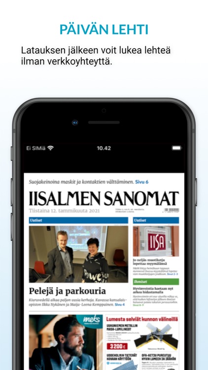 Iisalmen Sanomat, päivän lehti