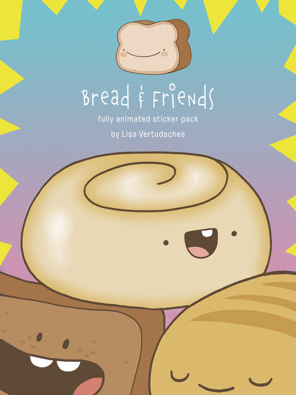 Screenshot #1 for Bread and Friends stickers