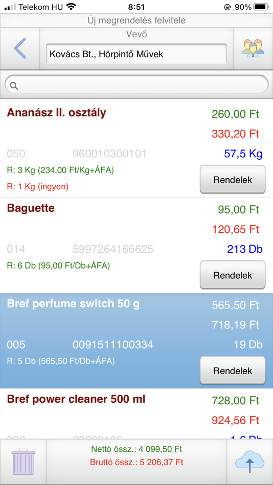 #2. PmCode Rendelés (iOS) 게시자: PmCode Szamitastechnikai Szolgaltato es Kereskedelmi Kft