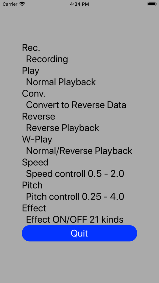 #3. Audio Rec/Reverse/Player (iOS) 由: koji kamogawa