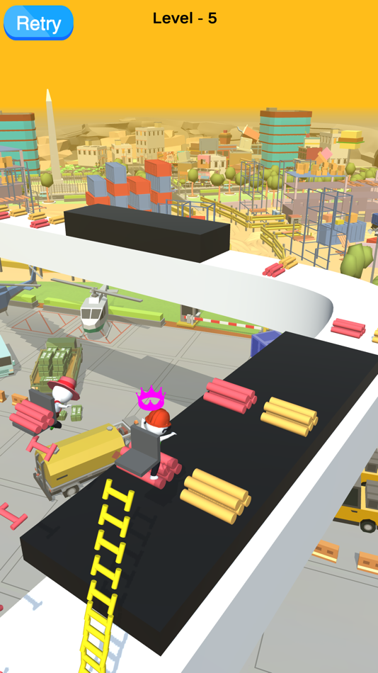 #2. Ladder Run 3D - Shortcut Dash (iOS) Podle: Hanh Dao Duc