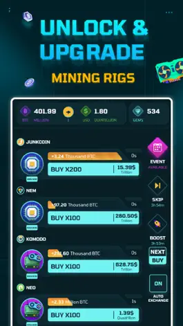 Game screenshot Idle Crypto Miner Game apk