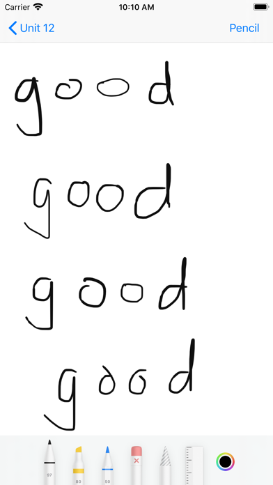 Kindergarten Sight Word(s) Screenshot