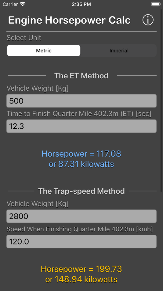#9. Engine Horsepower Calculator (iOS) 由: Nitrio