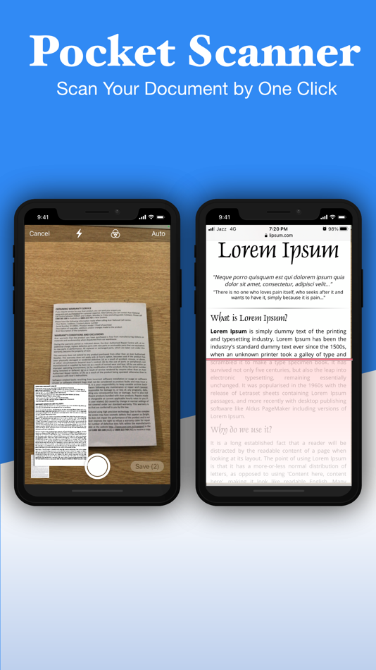 #1. Doc Scanner: Scan PDF Document (iOS) بواسطة: Asif Nadeem
