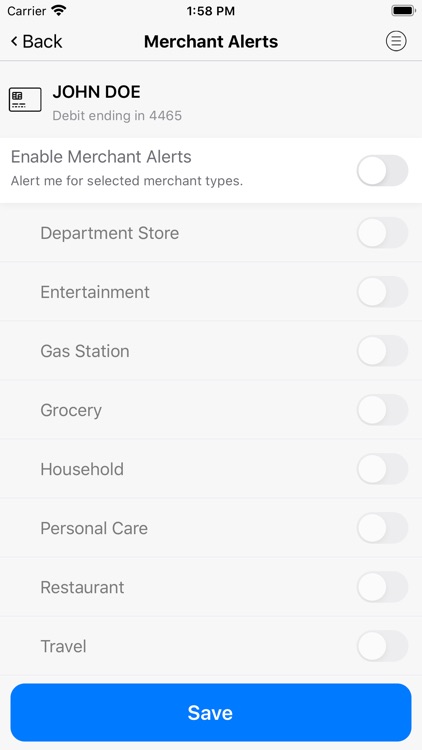 My Blue Flame Wallet