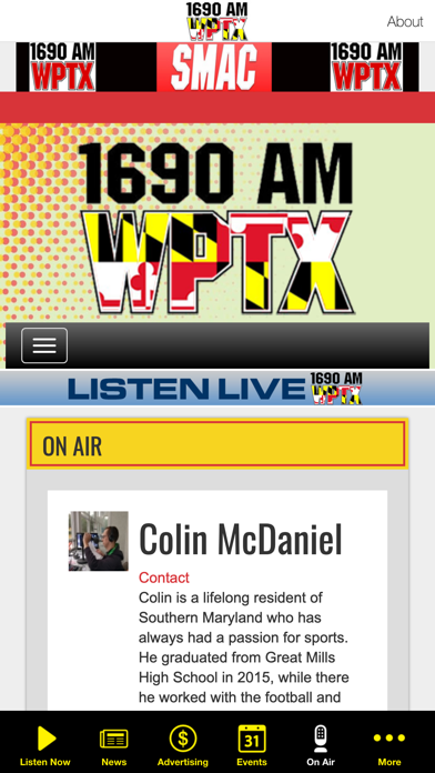 100.7FM & 1690 AM WPTX Screenshot