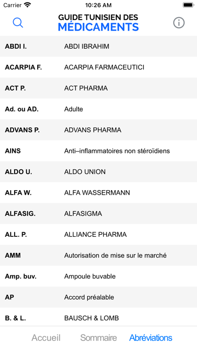 Guide tunisien des médicaments Screenshot