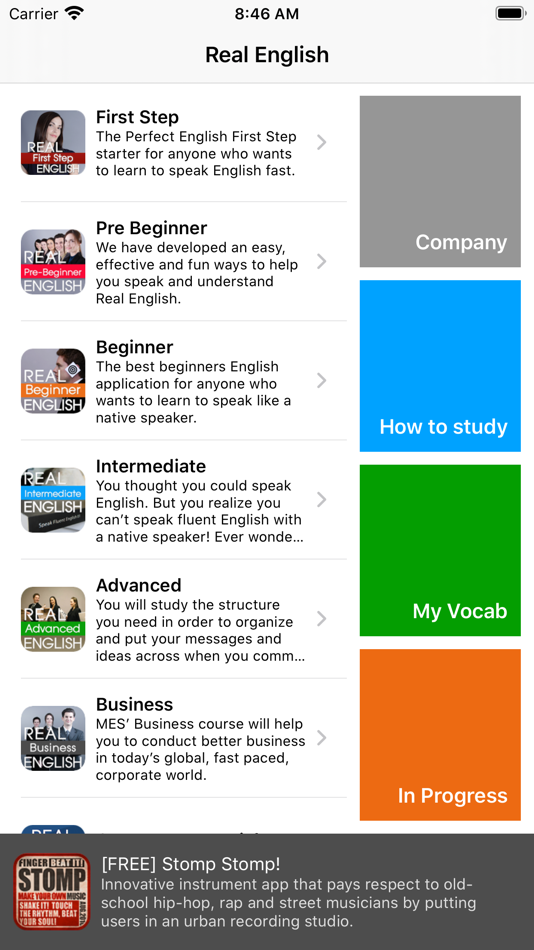 #1. MES Real English (macOS) Podle: Mooseok Bahng