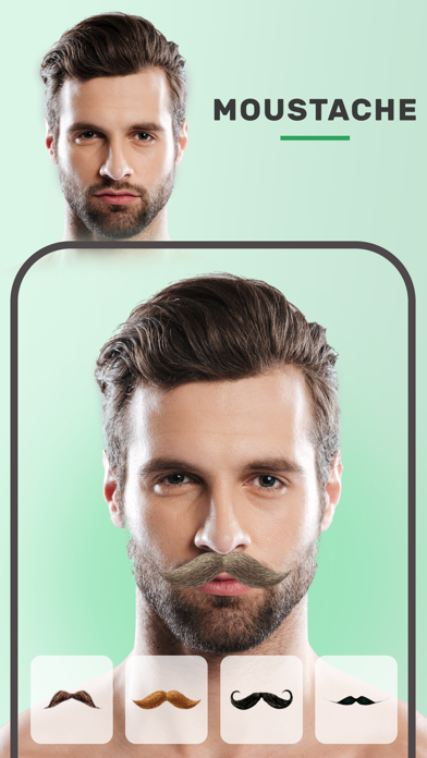 Man Hair Mustache Beard Style Screenshot