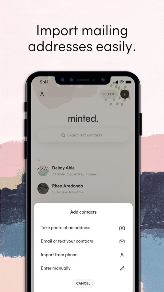 #3. Minted: The Address Book (iOS) 由: Minted, LLC