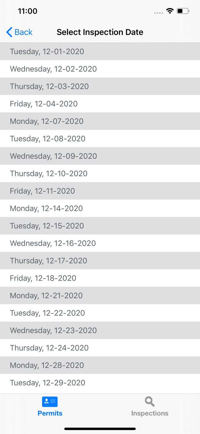 Build El Paso Inspection