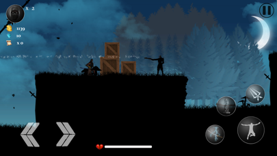 Ninja Assassin Run 2D Screenshot