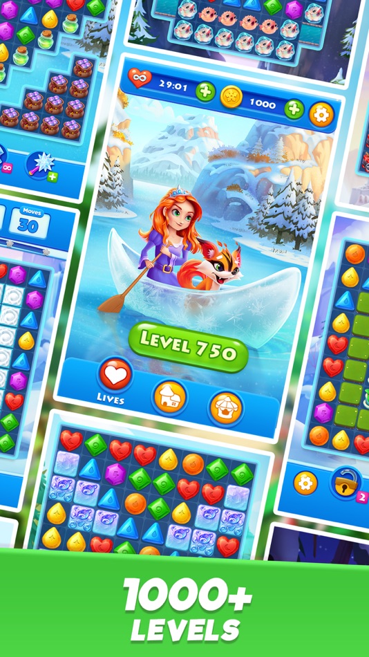 #6. Crystal Crush - Match 3 Game (iOS) 由: Adevote Interactive
