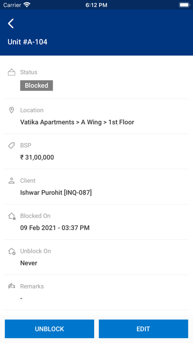 DaeBuild CRM Screenshot