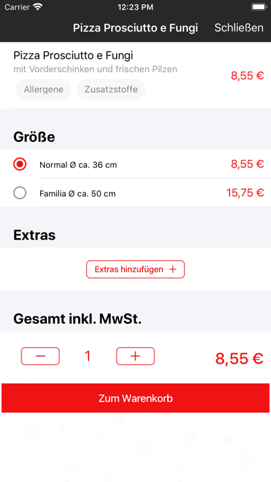 La Osteria Screenshot