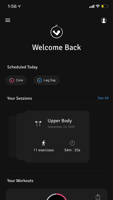 onTrack - Workout Stats Screenshot