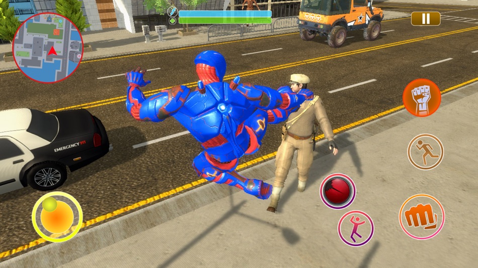 #4. Robot Rope Hero : Web Shooter (iOS) 由: Arsa Khalid