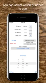 time clock helper iphone screenshot 2