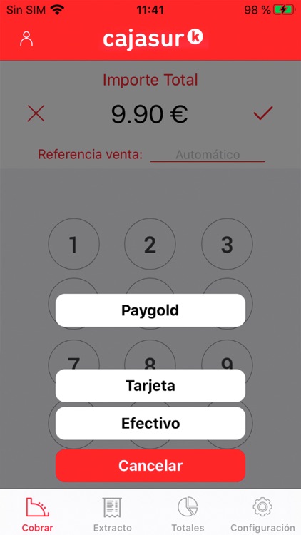 Cajasur Negocios Cobro Movil