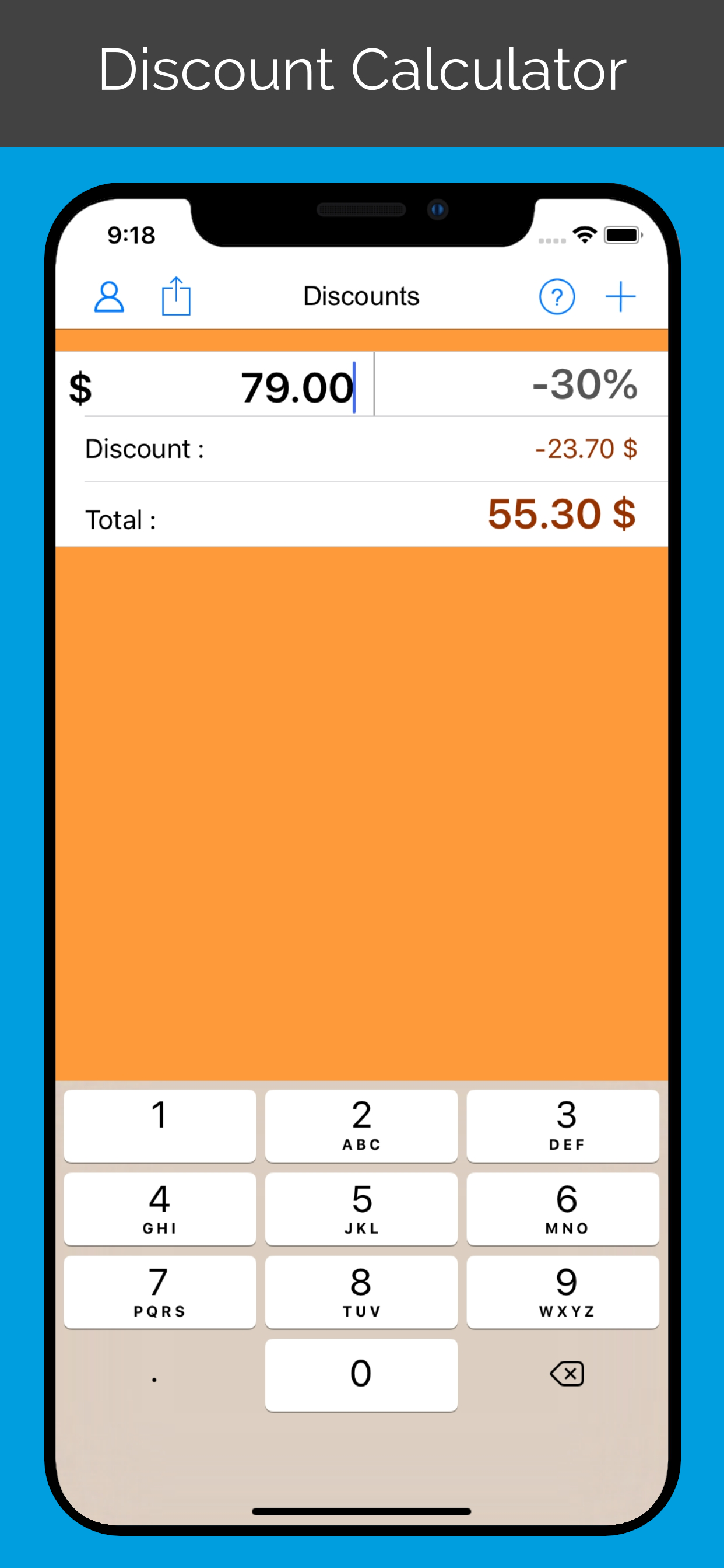 Discounts & Sales calculator